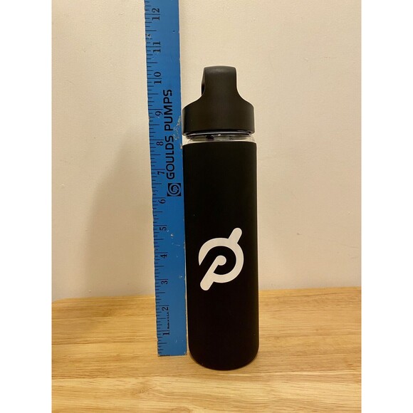 Peloton Glass Water Bottle w/ Silicone Non-Slip Grip 16 oz Brand New Rambler Lid - Picture 7 of 7